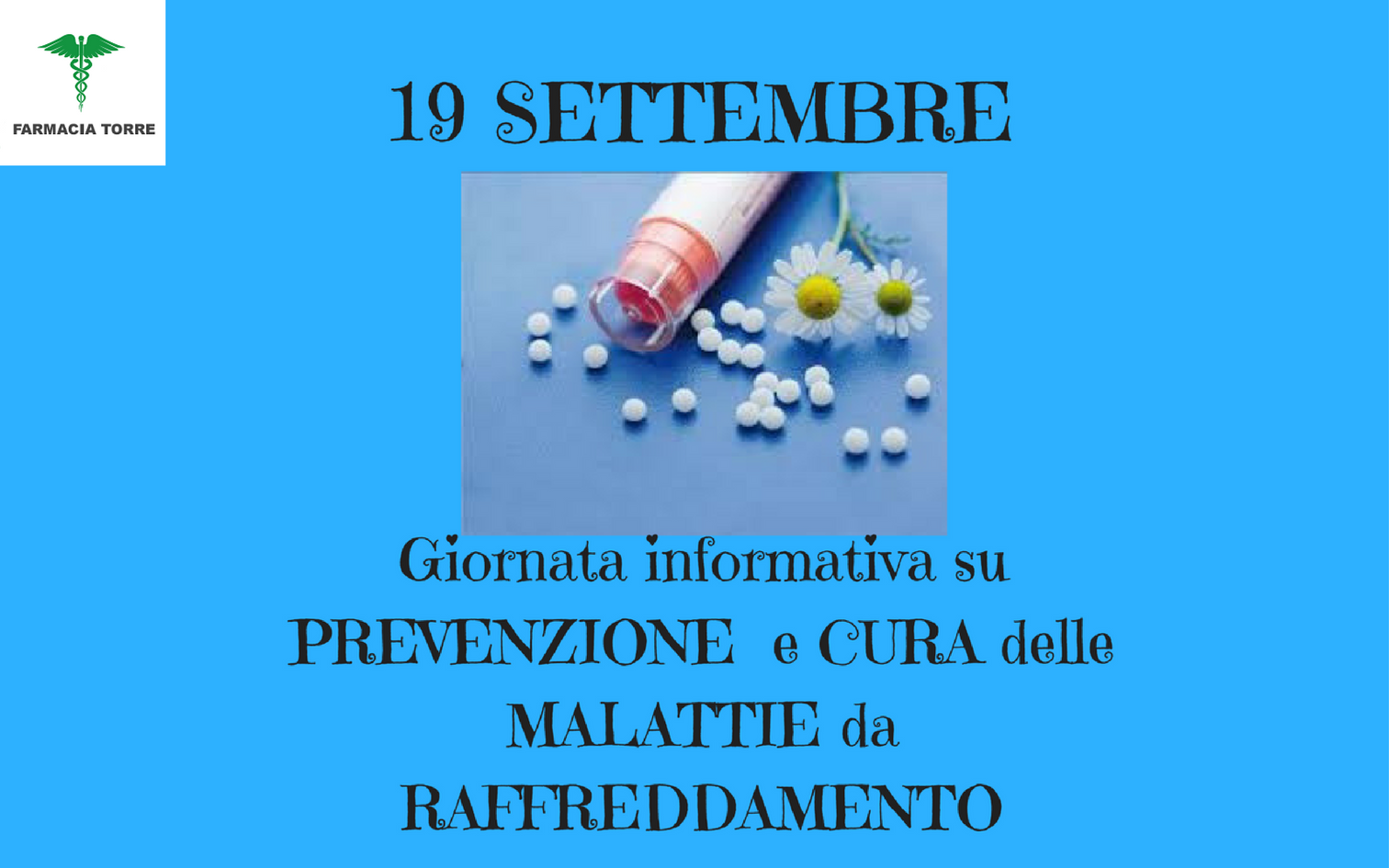 19 settembre: GIORNATA PREVENZIONE e CURA MALATTIE da RAFFREDDAMENTO