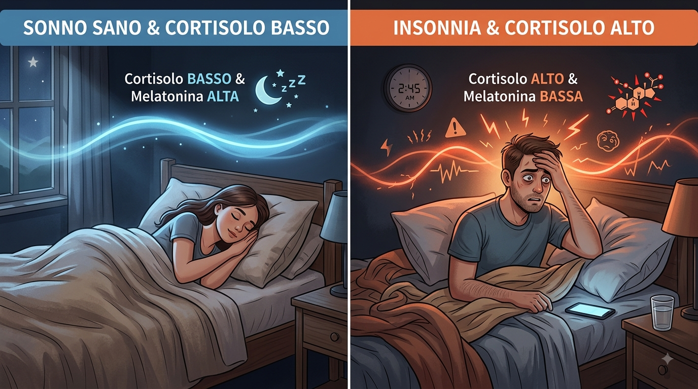 Cortisolo e sonno: perché sono così strettamente collegati?